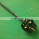 uk plug/British 13A plug/13A plug 3 flat pin British Plug with BS 1363