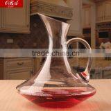 Lead-free mouth blown cheap glass decanters wine decanter/crystal liquid decanter