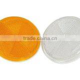 Trailer Safety Round hi Vis Plastic Reflector, Reflective Vehicle Equipment