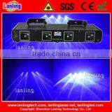 Blue 4heads Laser dj Equipment Lights