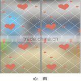 Coloful Decoration Screen Printed Glass for Bathroom Door thumbnail-2