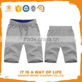Gray custom breathable blank wholesale mens sport shorts