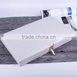 Chinese Factories Wholesale Custom Luxury Leather Gift Boxes, White Beautiful Display Box