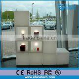 Illuminated Color Wine Display Cabinet DIY Led Lighted Bar Wine Shelf thumbnail-3