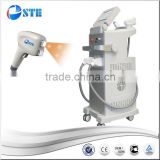Beijing factory price 2 handles multifunction hair removal diode laser rf face lifting equipment with medical ce approval