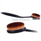 2016 Professional BB CC Cream Brush Big Toothbrush Shaped Black Oval Makeup Brush Set 10pcs thumbnail-6