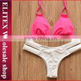 2017 brazilian red and white simple and sexy swimming clothes swimwear CK311