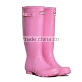 Custom cheap wholesale rain boots girl rubber rain boot fashion ladies gumboots