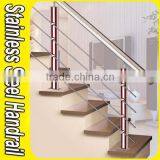Outdoor Balcony Glass Stair Railing 304 Stainless Steel Cable thumbnail-6