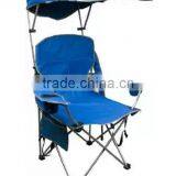 Low Sand Beach Chair With Sunshade thumbnail-1