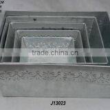 Galvanized Sheet Planters thumbnail-1