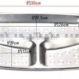 SS18/8 Stainless Steel Fast Food Tray/Mess Tray/Snack Tray,Winolaz thumbnail-3