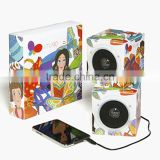 Best selling X-Cube paper folding mini portable gift speaker portable cardboard speaker