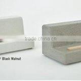 Office Series Concrete Desk Set Pencil Holder , Business Card Holder thumbnail-3