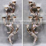 MW-1442-01 Antique Hanging Wall Art Decor With Candle Holder thumbnail-5