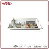 China Factory Direct Melamine Plastic Hotel Coffee Trays With Handles thumbnail-2