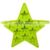Novelty Red Silicone Ice Mold With Five Star Shape thumbnail-2