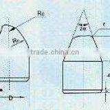 Hard Alloy Teeth for Mine and Oil Field Drill Bits--Half-round Tooth