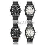 Classic Style Simple Face Contracted Watch Creative Quartz Leather Men's Business Wristwatch