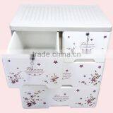 Printing Flower Mini Plastic Storage Drawers thumbnail-4