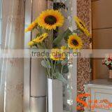 Height Quality Handmade Customize Artificial Sunflowers Wholesale Artificial Flowers Cheap Plastic Artificial Flowers thumbnail-6