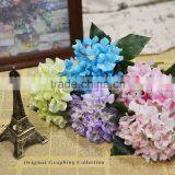 Fabric Wholesale Silk Flower Handmade Decorative Branches Hydrangea Flowers