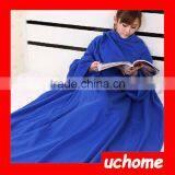 UCHOME 2016 Adult Polyester Coral Fleece Snuggie tv Blanket With Sleeves thumbnail-4