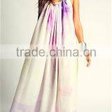 Digital Print Big Blend Floral Long Dress thumbnail-1