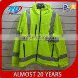 Neon Yellow Reflective Winter Security Jacket thumbnail-1