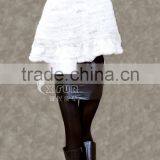 CX-B-28A 2016 Women Elegant White Cape Knitted Fashion Rabbit Fur Shawl thumbnail-3