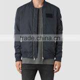 MGOO 2017 New Arrival Leader Jacket For Men Long Sleeves Rib Zip Up Rib Neck And Bottom Bulk Jackets thumbnail-2