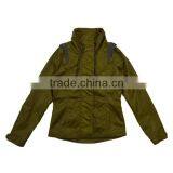 Oversize Army Green Trench Woodland Sport Spring Jacket Women thumbnail-2