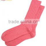 Wholesale Cable 100% Cashmere Socks Unisex Cashmere Socks Women thumbnail-2