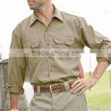 Anti-wrinkle Western Thick Causal Long Sleeve Men Shirt thumbnail-2