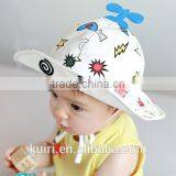 Kid Unisex Printing Sun Hats Bucket Hat With Fly on the Top thumbnail-6