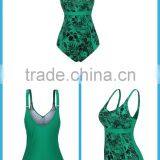 American Plus Size High Waist Ladies Swimwear Women Swimsuit thumbnail-5