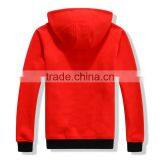 OEM Cheap Custom Heavy Thick Mens Cotton Polyester Fleece Zip Up Sweatshirt and Hoodies thumbnail-2