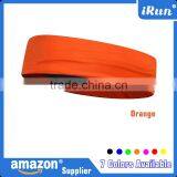 Custom Lycra Active Casual Headband - Headbands Gymnastics Gym Dance Cotton Lycra Head Hair Band - 7 Colors - Accept Custom thumbnail-1