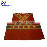 LED Light Reflective Safety Straps Vest thumbnail-5