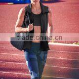 Women Yoga Lightweight Jacket Women Tights Activewear Sleeveless Wholesale Hoodies thumbnail-4