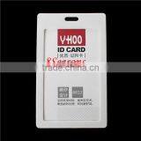 White Vertical Polyvinylchlorid ID Cards Badges Holders 10.9cm X6.7cm thumbnail-1