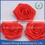 Red Satin Rosette for Christmas Gift Christmas Red Bows thumbnail-1