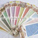 Self Adhesive Rhinestone Sticker Acrylic Rhinestone Sticker Decal 3mm Colors thumbnail-1
