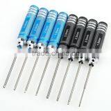 4PCS Hex Screw Driver Tool Kit For RC Helicopter Plane Transmitter Car Blue Brand New thumbnail-1