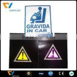 Heat Transfer Glow in the Dark Car Number Sticker thumbnail-2