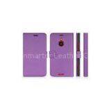 Flip Nokia Cell Phone Cases , Purple Smartphone Nokia Lumia Covers thumbnail-1