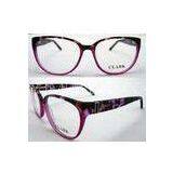 Pink Yellow Blue Fashion Handmade Acetate Eyewear Optical Frames For Women