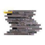 Classical Dark Brown Glass And Metal Mosaic Tile With Acid - Resistant thumbnail-1