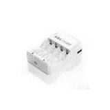 4pcs Ni-Mh Ni-Cd AAA AA Rechargeable Battery Charger With USB Output Port thumbnail-1