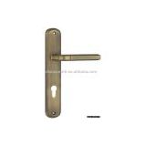 big zinc door lock handle